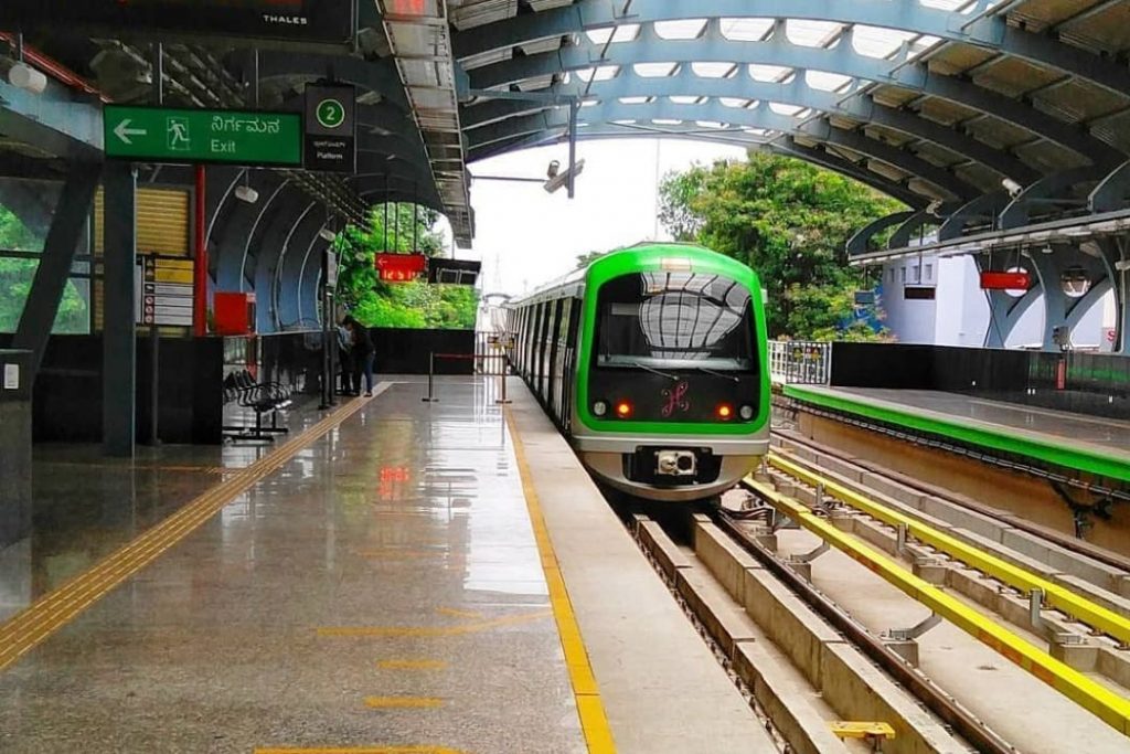 Namma Metro Installation Of Platform Screen Door System At This Metro