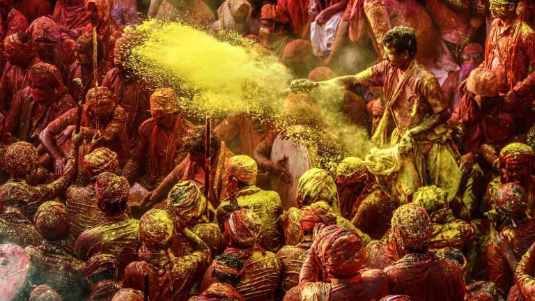 Cauvery water and borewell water for Holi festival on March 25